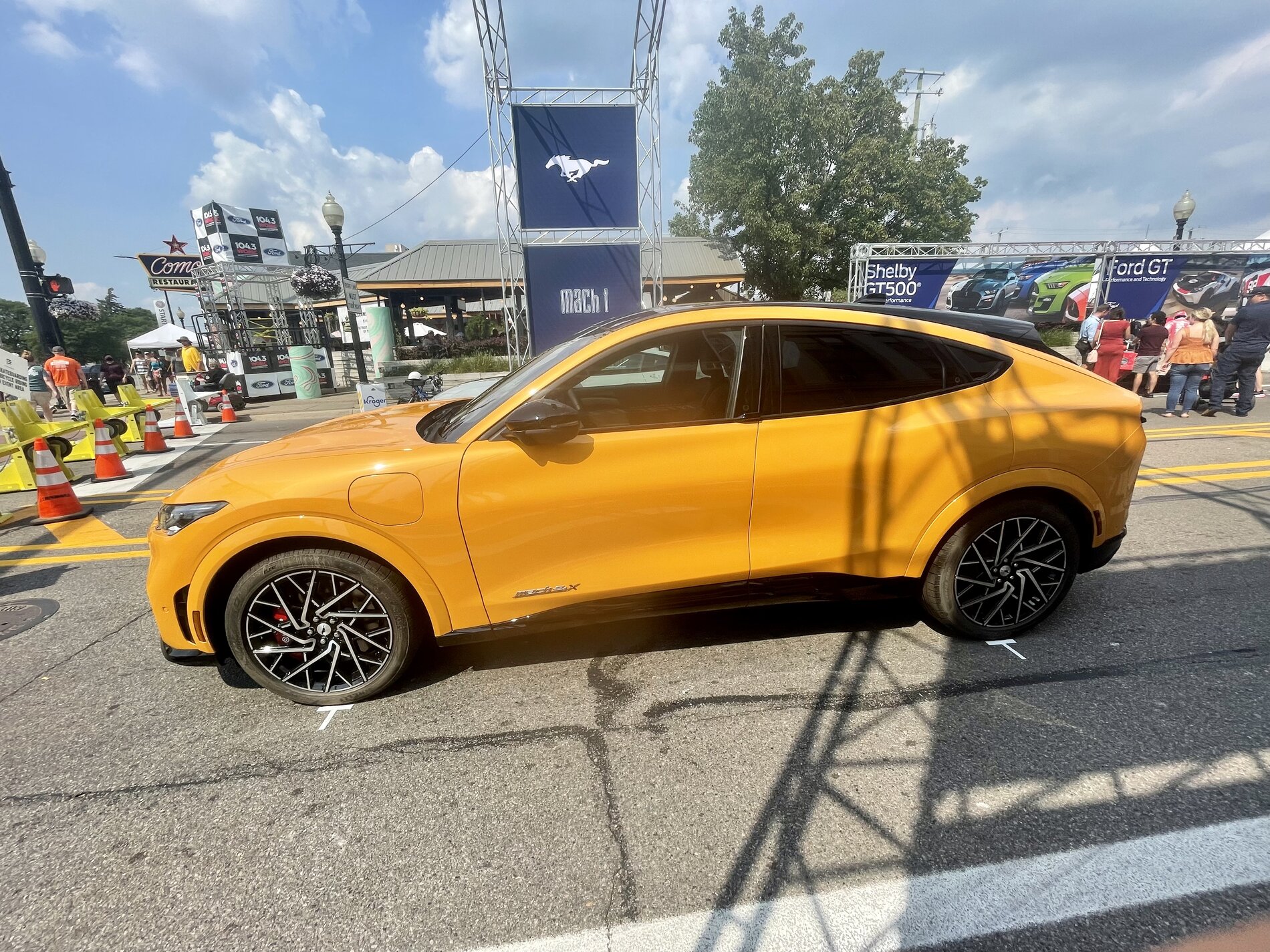 Pics Of Mach E Gt At Woodward Dreamcruise Including First Live Look At Dark Matter Gray Ford Mustang Mach E Forum Macheforum Com