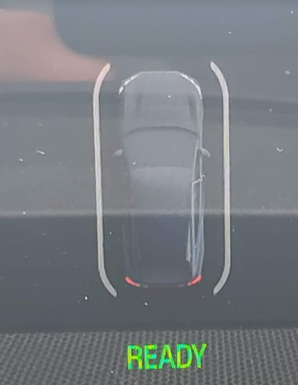 Ford Mustang Mach-E Adaptive cruise control symbols greylineson-the-sides-