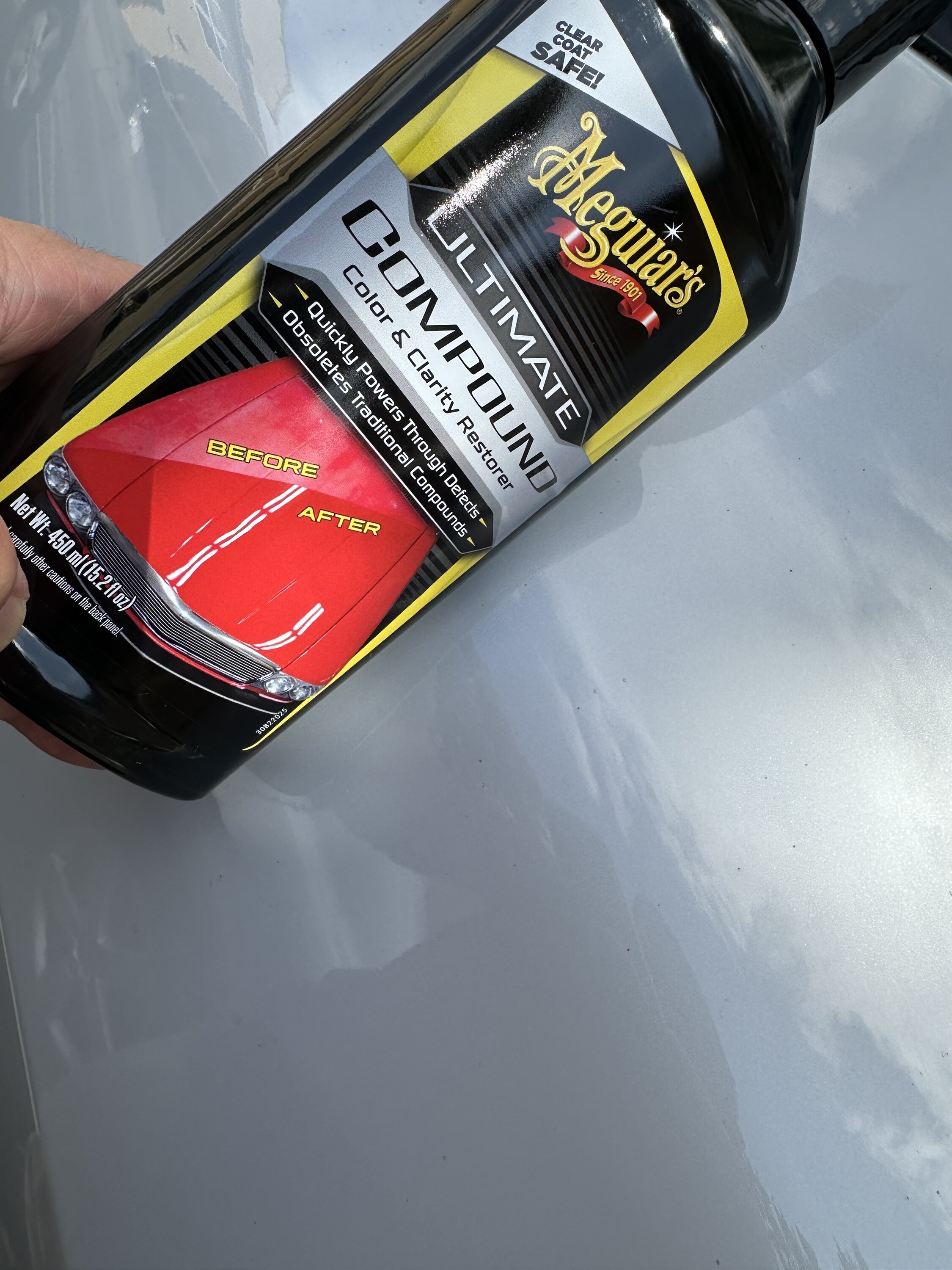 Meguiar's Ultimate Compound worked well on gloss black plastic