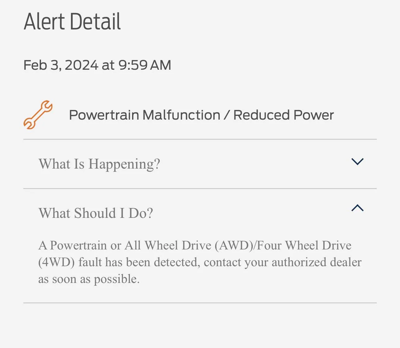 4wd fault has been detected macheforum ford mustang mach e news