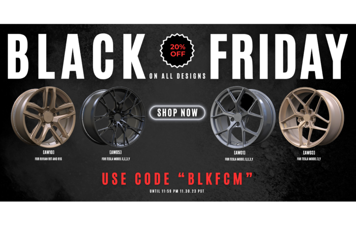 Fully Forged Wheels for Mach-E by Atomic Wheels