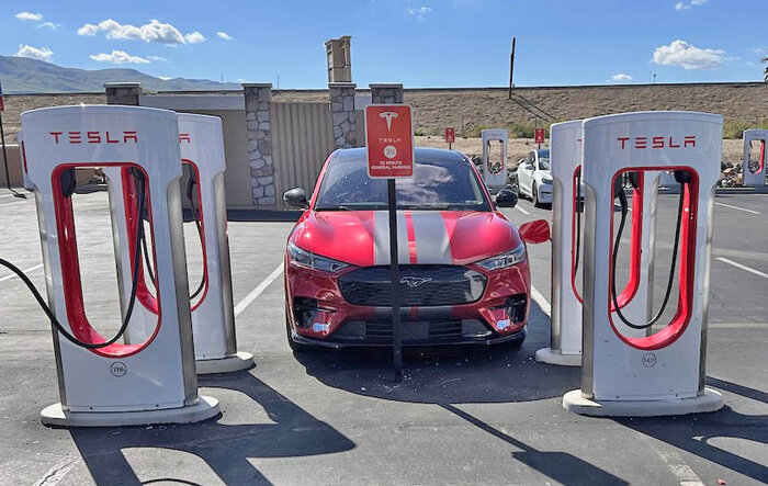 SF Bay Area to LA and Back with Tesla Supercharging via A2Z Adapter (900 miles)