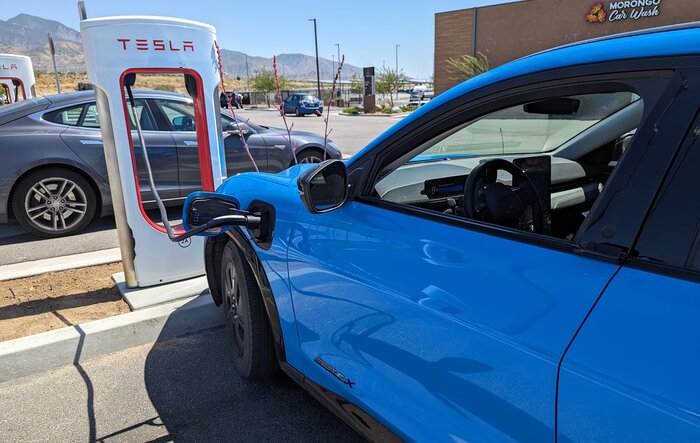 1500 mile round trip from north AZ to central CA ... finally NACS charging!