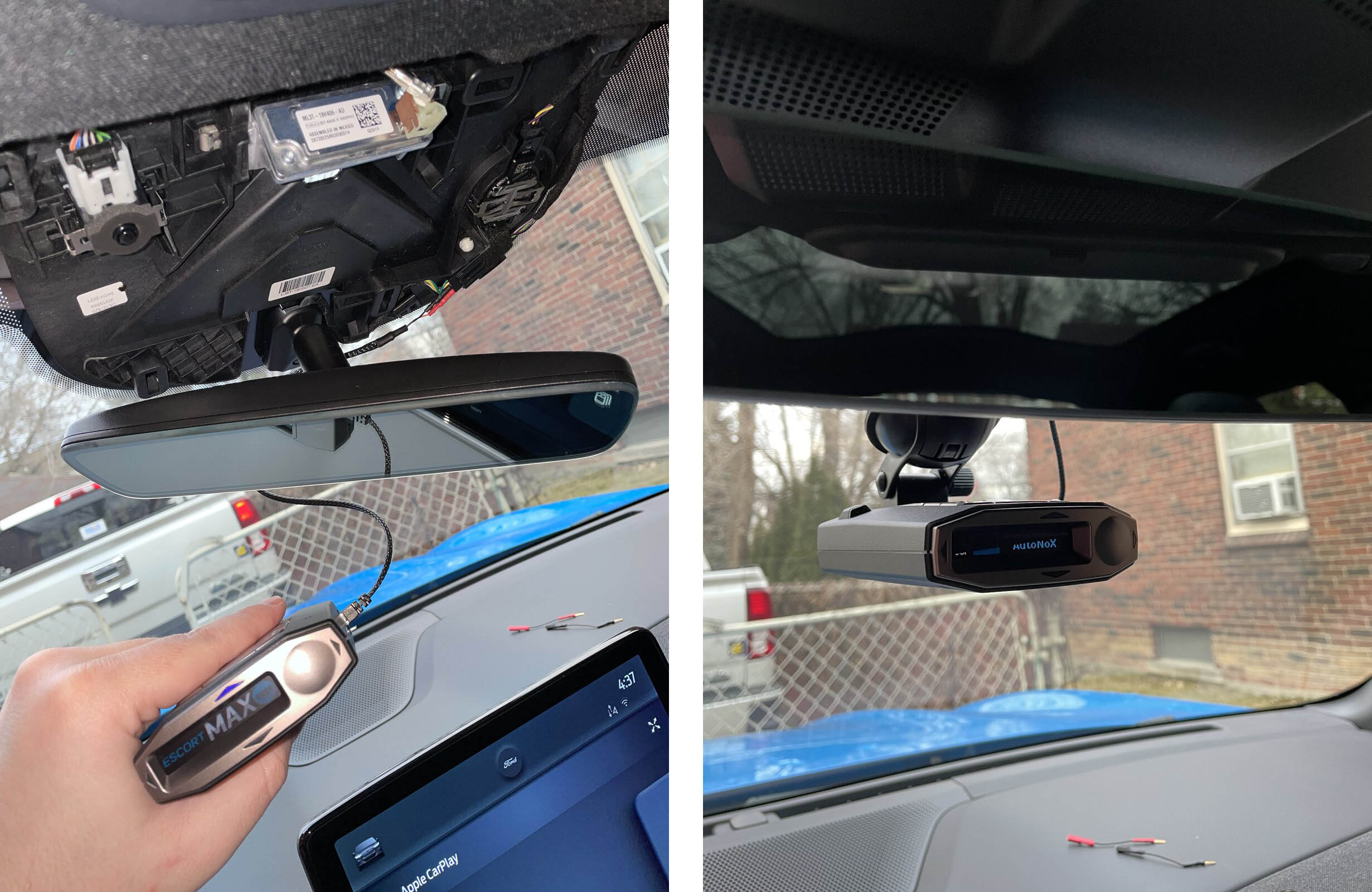 Installed Radar detector and dash cam : r/ElantraN