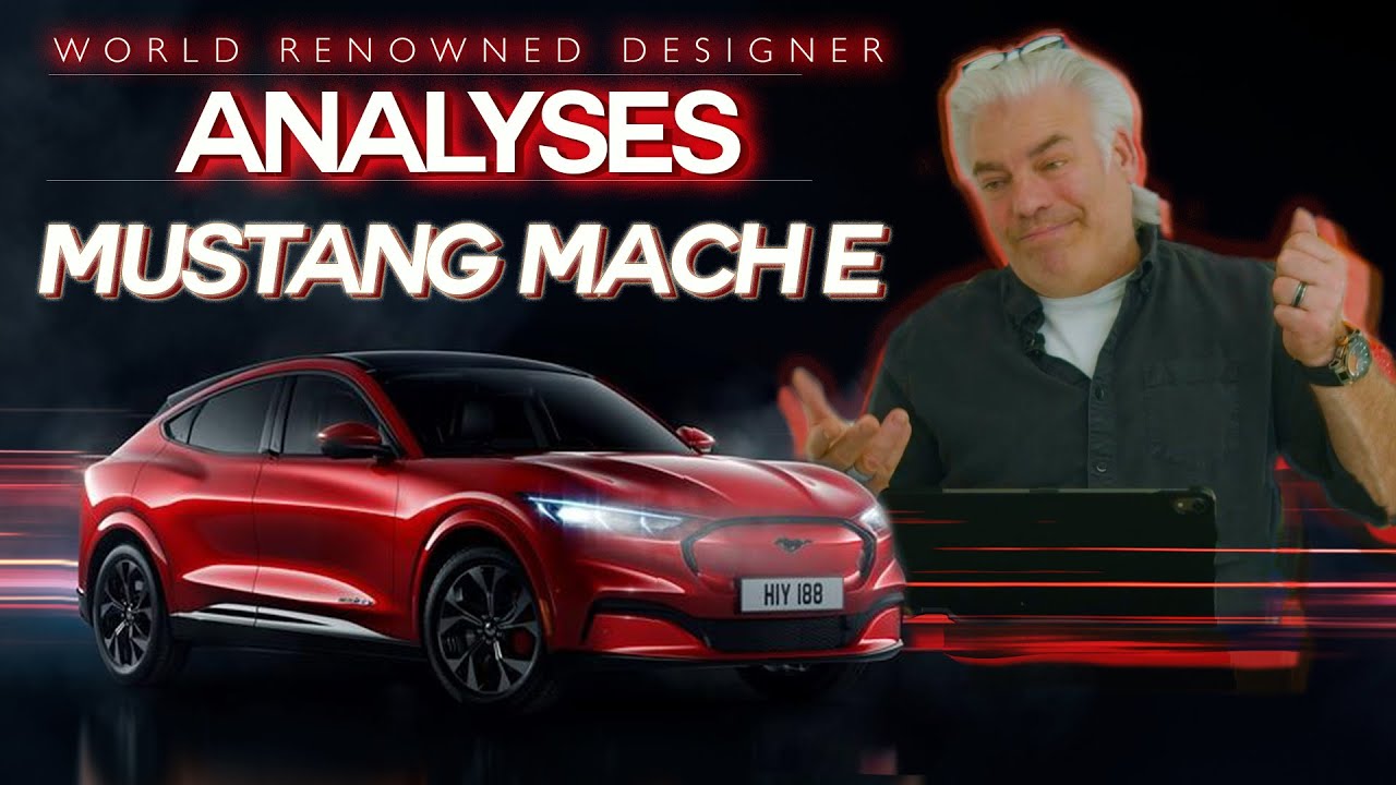 Designer points out the design TRICKERY On The MUSTANG MACH E ...