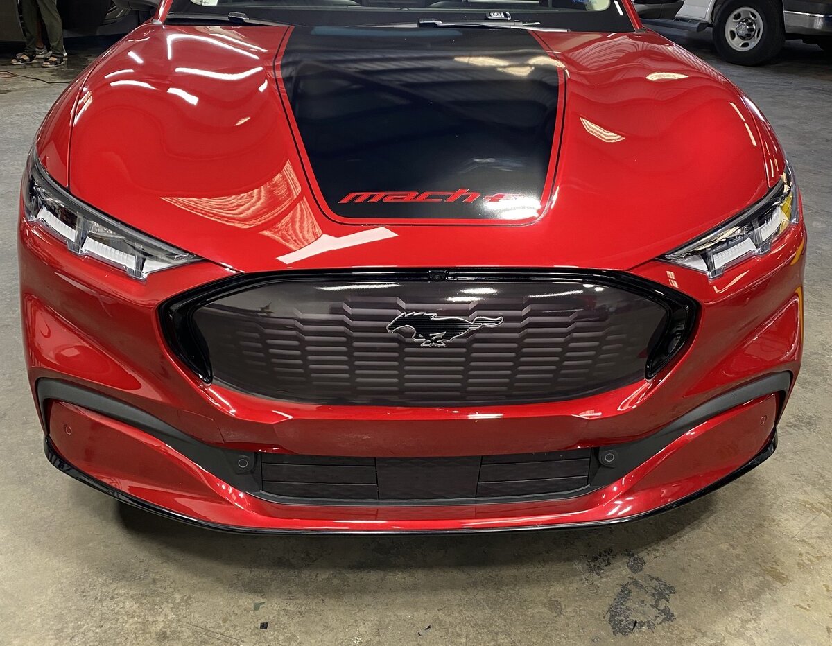 My custom GT Front Grill wrap  MachEforum - Ford Mustang Mach-E News,  Owners, Discussions, Community