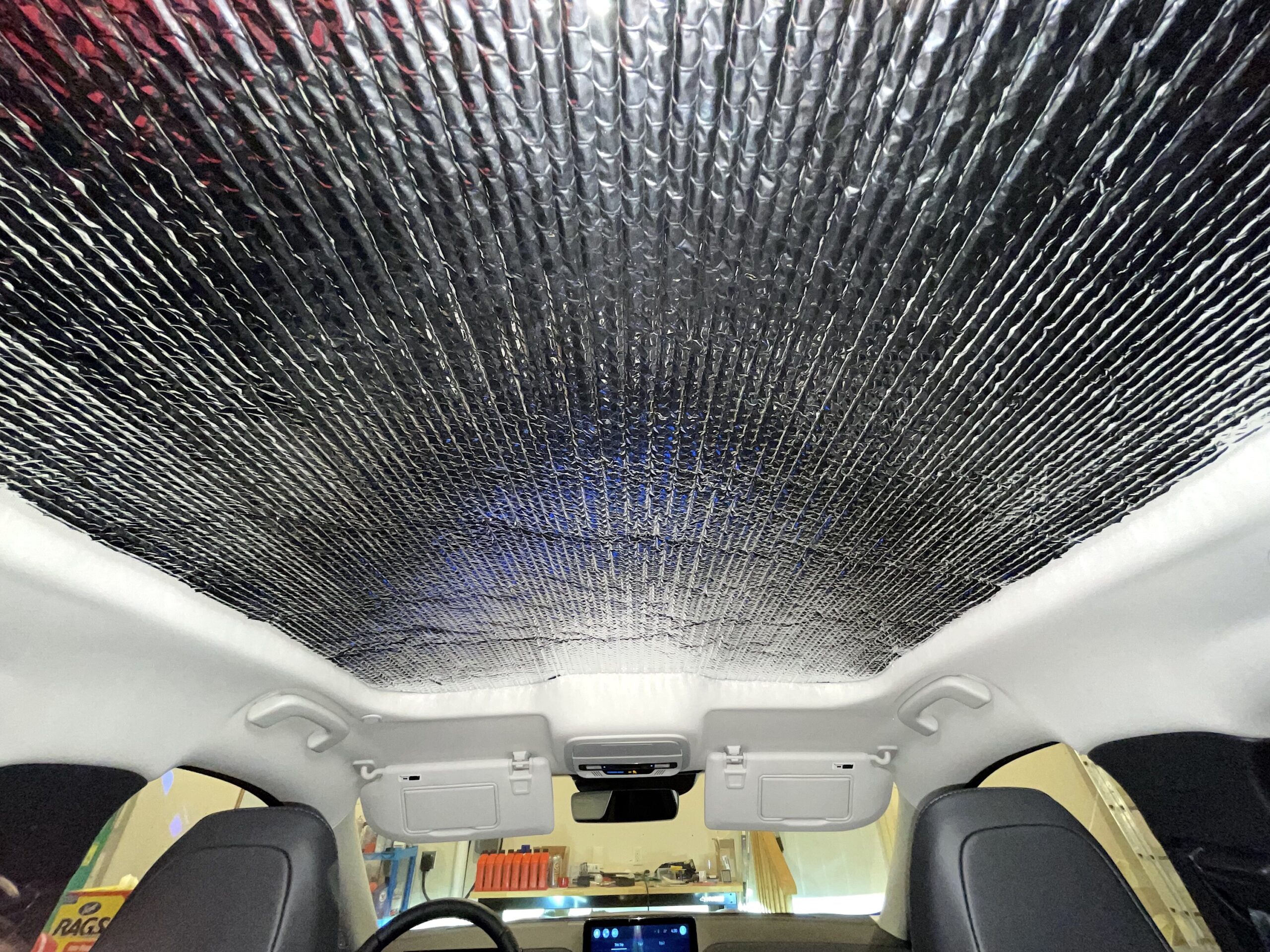 DIY Reflectix Roof Insulation to Reduce Heat Loss in Cold Temperatures