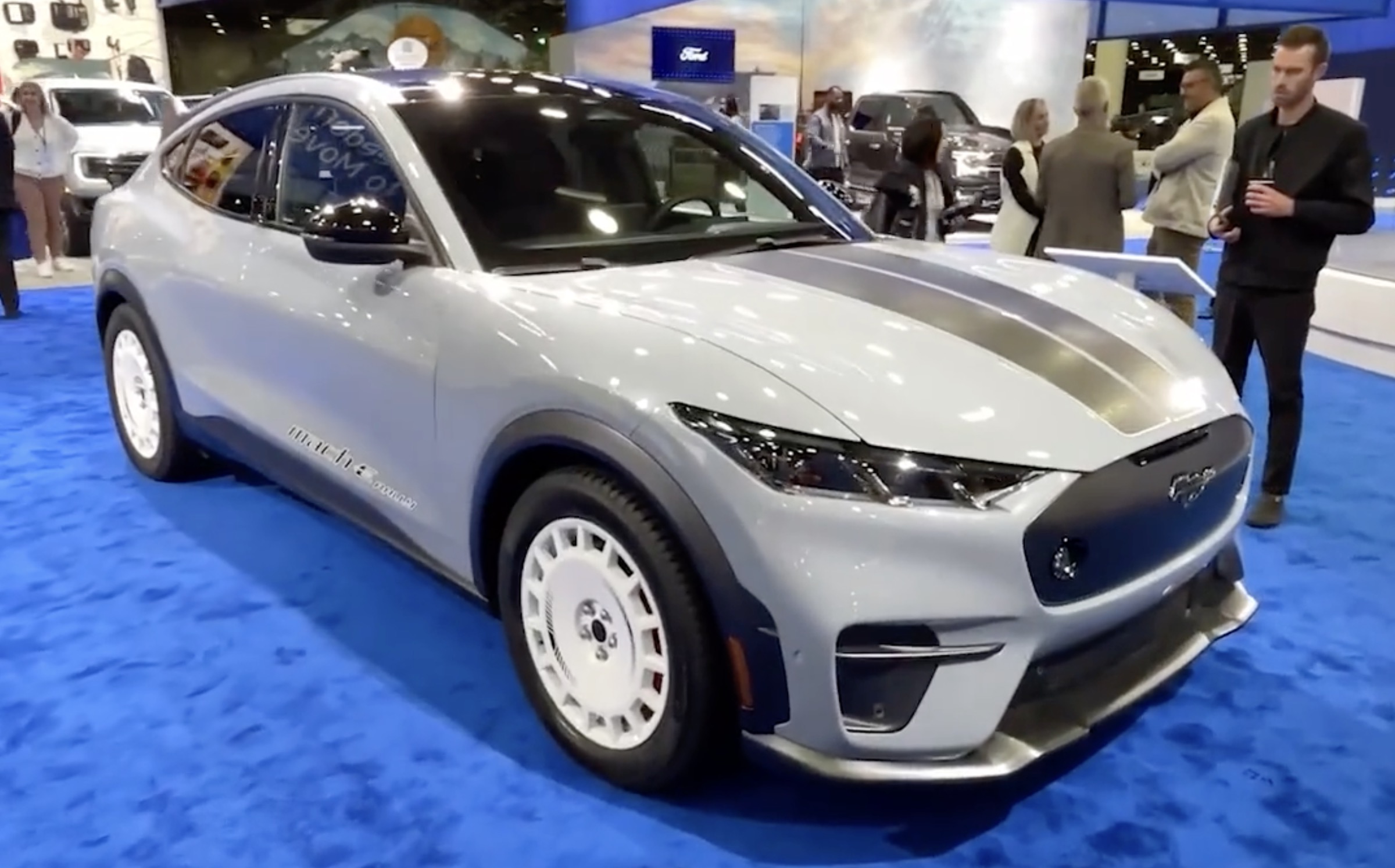 2024 MachE Rally first live look from Detroit Autoshow debut